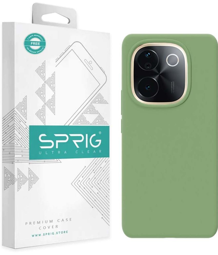     			Sprig Plain Cases Compatible For Silicon Vivo T3 Pro ( Pack of 1 )