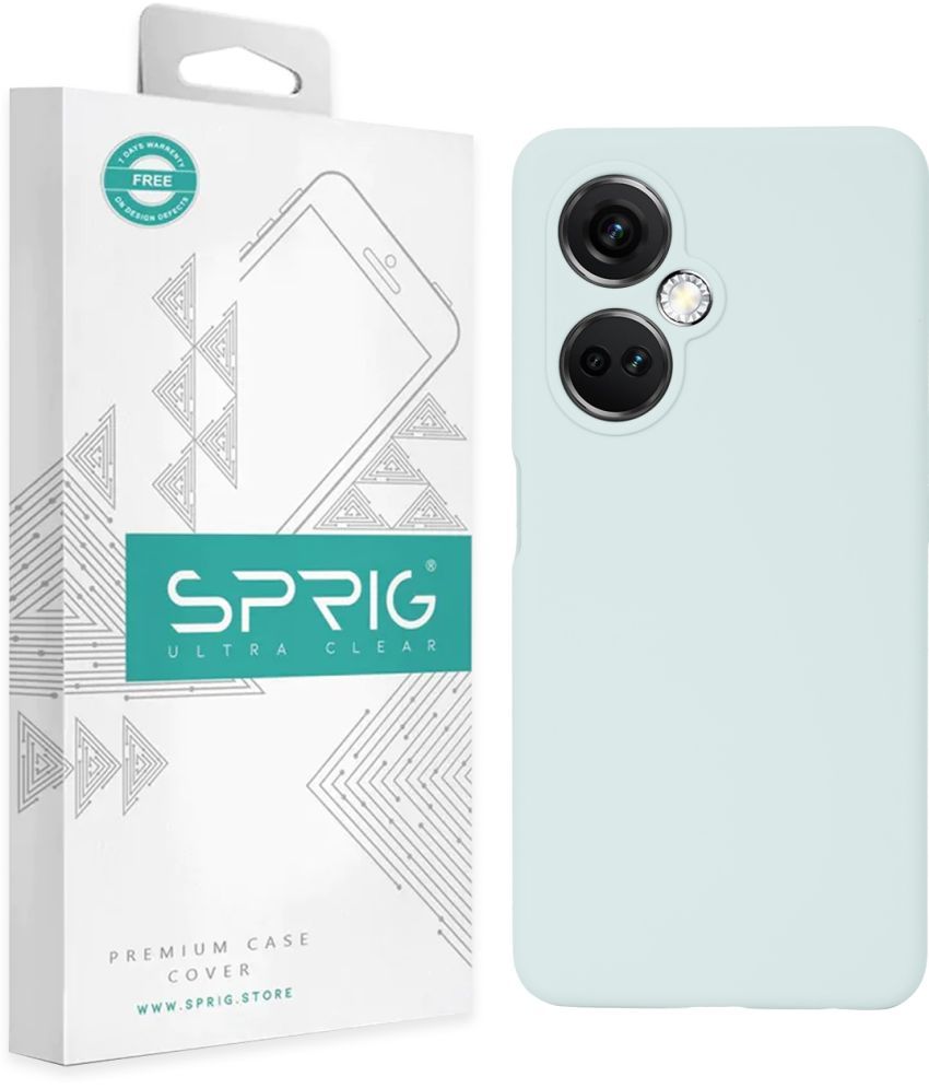     			Sprig Plain Cases Compatible For Silicon Oneplus Nord Ce 3 5G ( Pack of 1 )