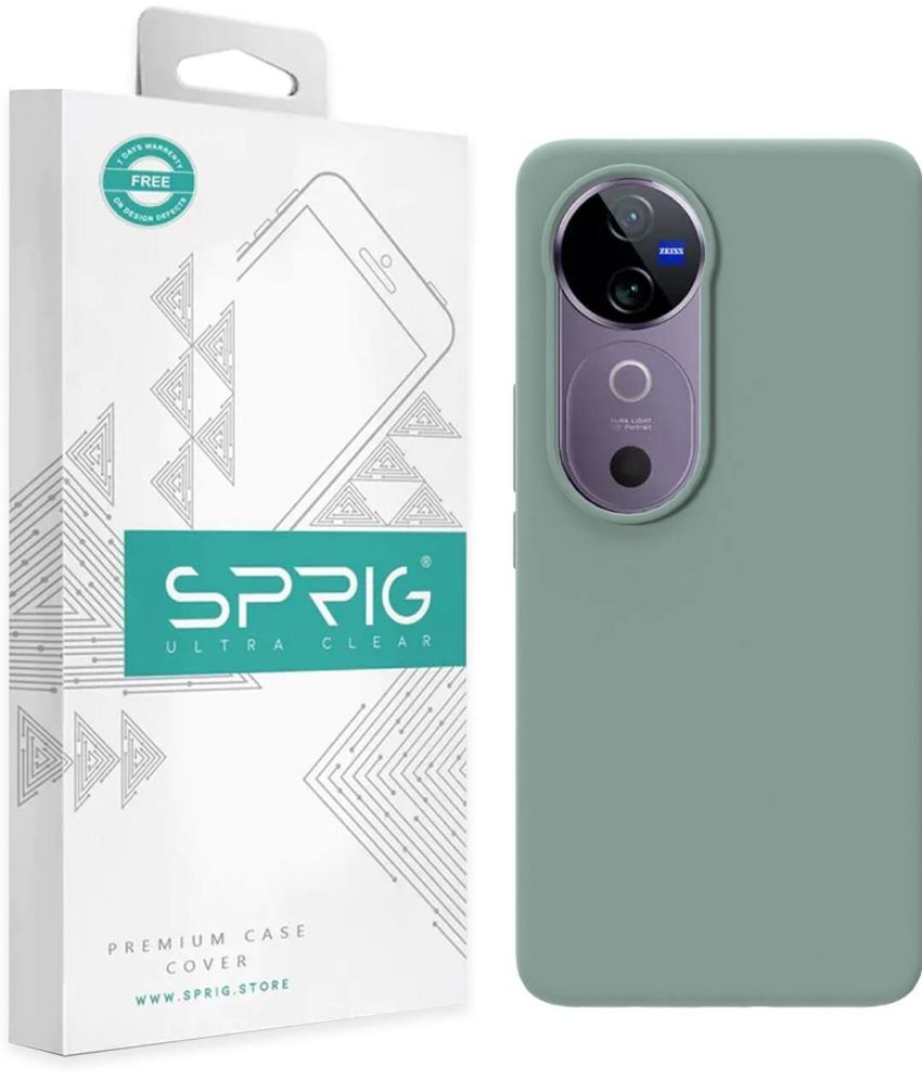     			Sprig Plain Cases Compatible For Silicon Vivo T3 Ultra ( Pack of 1 )