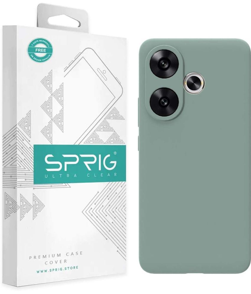     			Sprig Plain Cases Compatible For Silicon Poco F6 5G ( Pack of 1 )