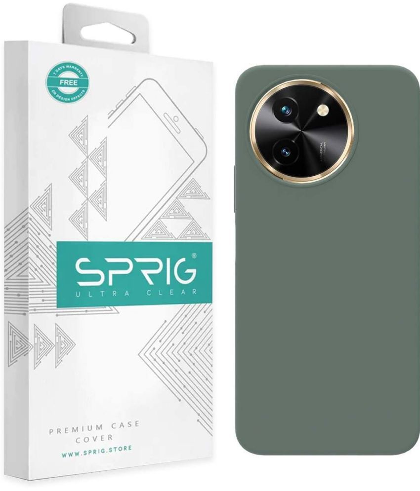     			Sprig Plain Cases Compatible For Silicon Vivo T3X 5G ( Pack of 1 )