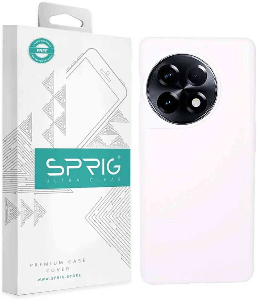     			Sprig Plain Cases Compatible For Silicon Oneplus 11R 5G ( Pack of 1 )