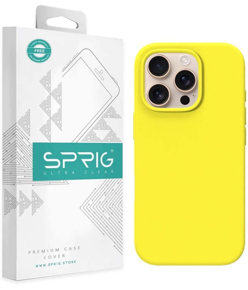     			Sprig Plain Cases Compatible For Silicon Iphone 16 Pro Max ( Pack of 1 )