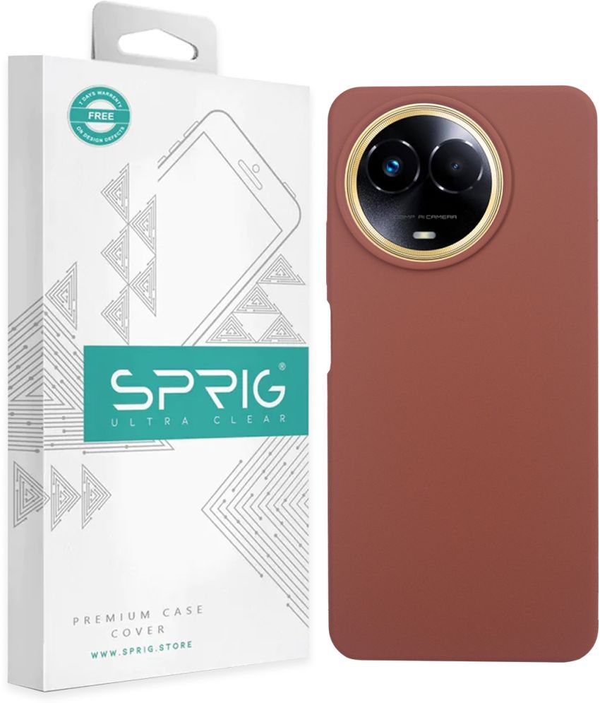     			Sprig Plain Cases Compatible For Silicon Realme Narzo 60X 5G ( Pack of 1 )