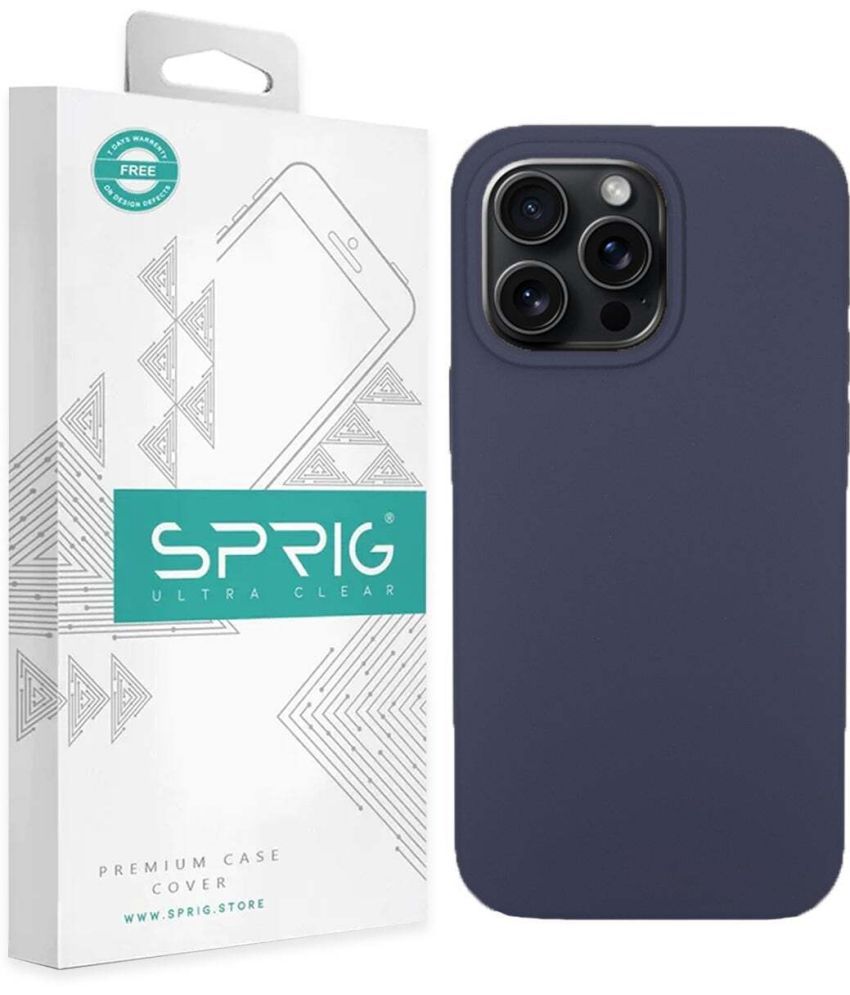     			Sprig Plain Cases Compatible For Silicon Apple Iphone 15 Pro ( Pack of 1 )