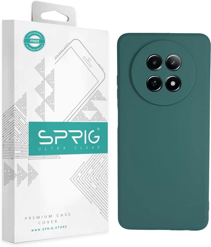     			Sprig Plain Cases Compatible For TPU Glossy Cases Realme 12 5G ( Pack of 1 )