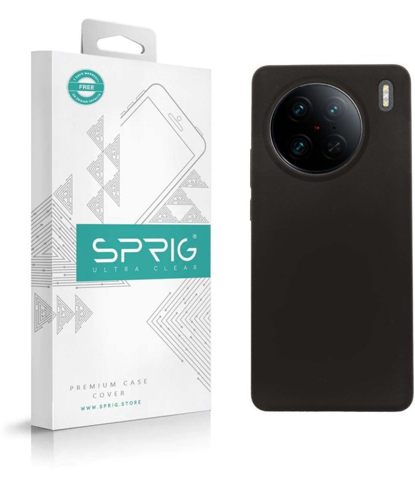     			Sprig Plain Cases Compatible For Silicon Vivo X90 Pro ( Pack of 1 )