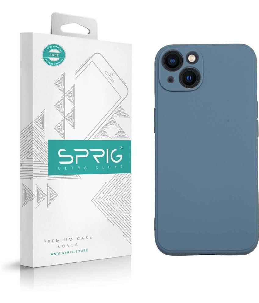     			Sprig Plain Cases Compatible For TPU Glossy Cases Apple Iphone 13 ( Pack of 1 )