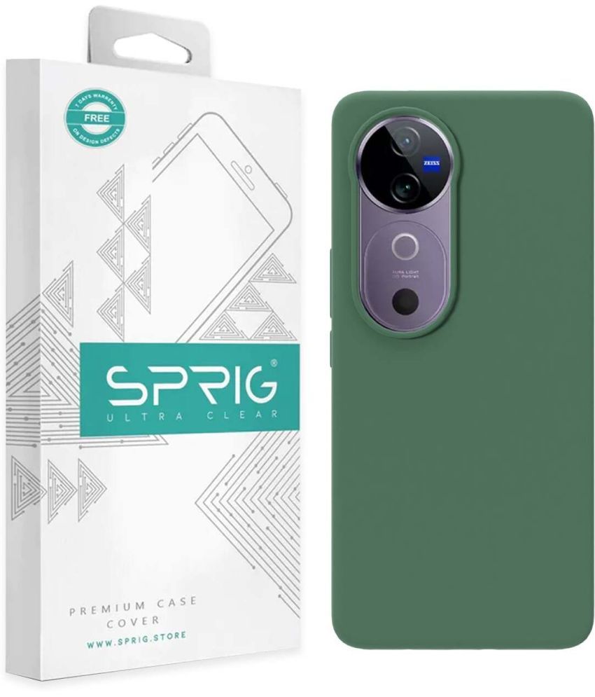     			Sprig Plain Cases Compatible For Silicon Vivo V40 ( Pack of 1 )