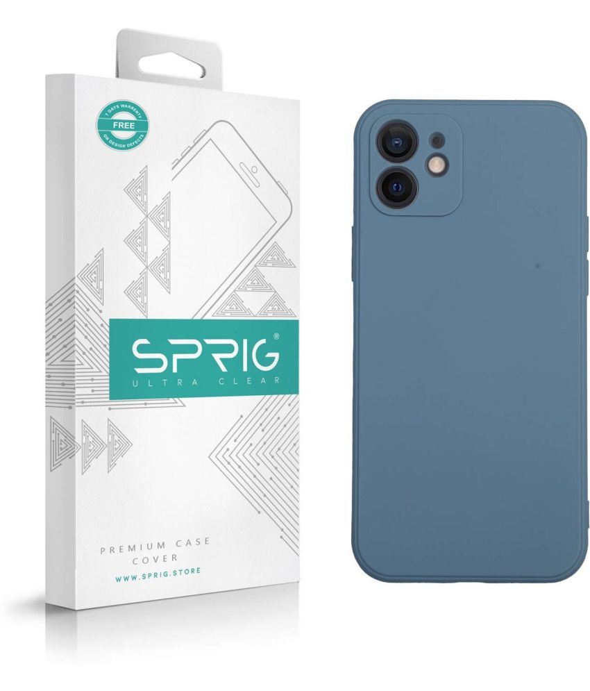     			Sprig Plain Cases Compatible For TPU Glossy Cases Apple Iphone 12 ( Pack of 1 )