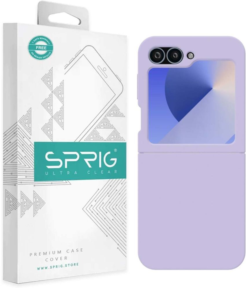     			Sprig Plain Cases Compatible For Silicon Samsung Galaxy Z Flip 6 ( Pack of 1 )