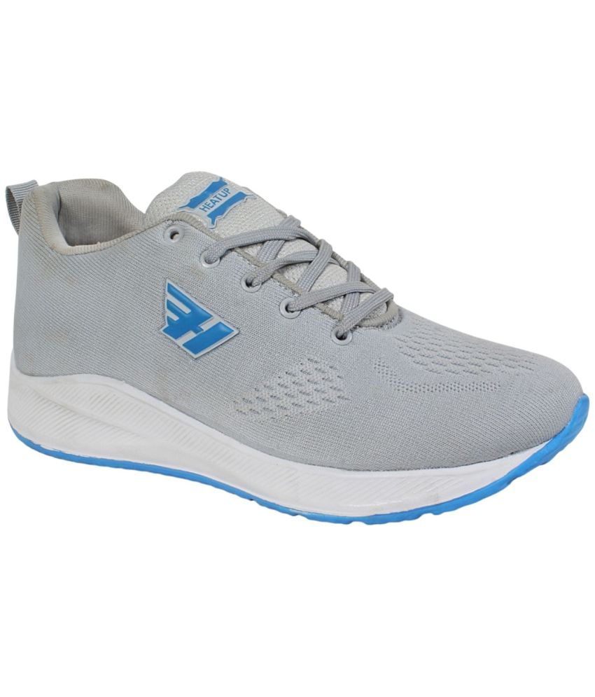     			HEATUP FOOTWEAR COSMO-01 Light Grey Men's Sports Running Shoes