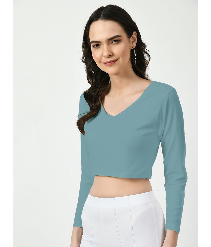     			Dream Beauty Fashion Teal Polyester Women's Regular Top ( Pack of 1 )