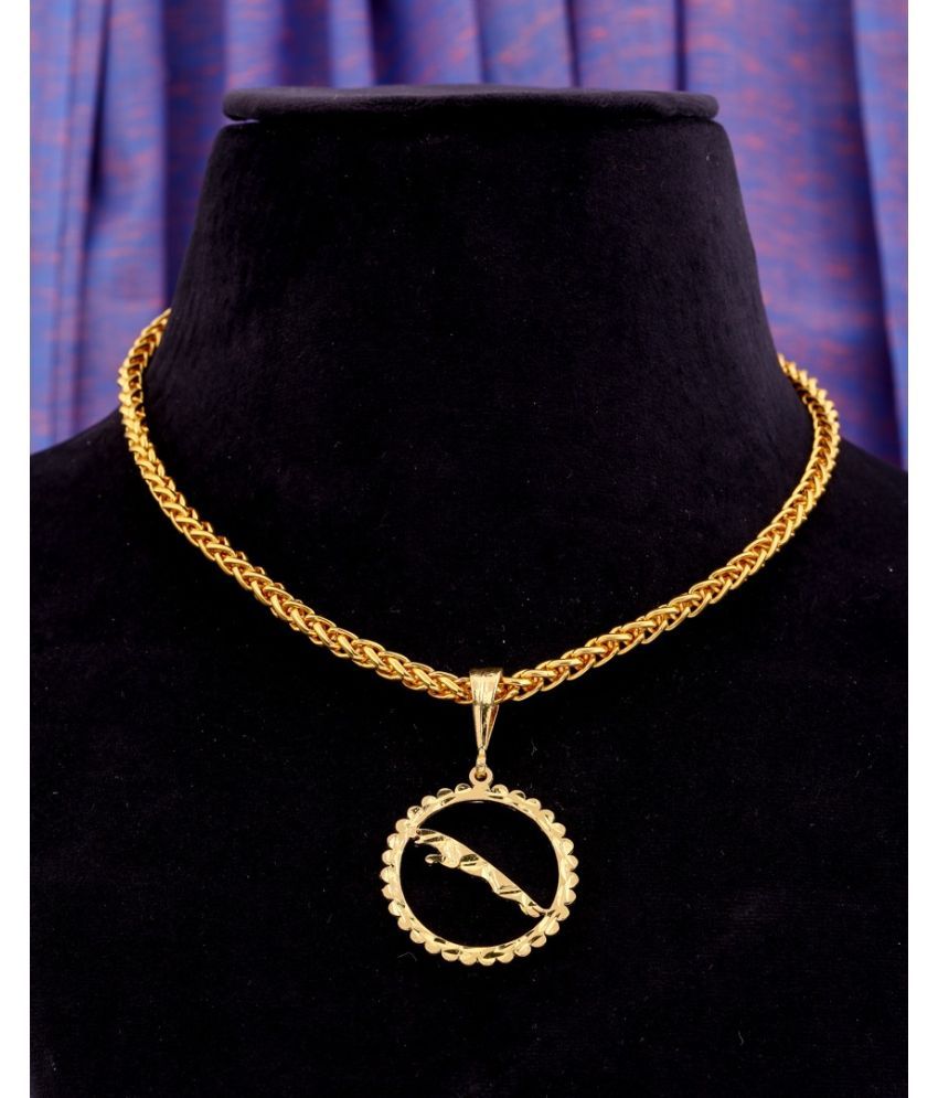     			Swastik Creation Gold Plated Chains Combo ( Set of 1 )