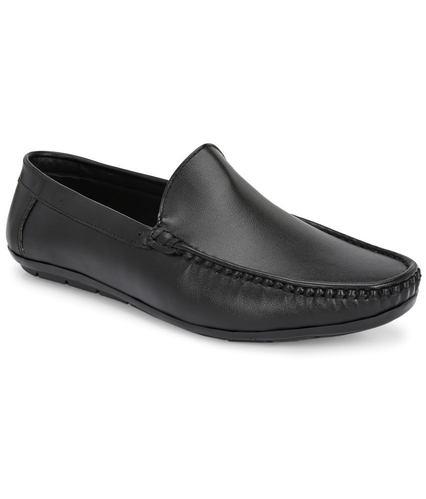     			Aadi Black Men's Slip on