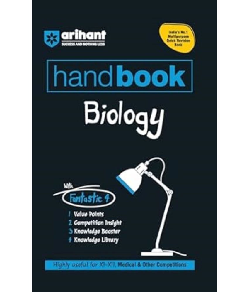     			Arihant Handbook Biology 2025 for class 11th - 12th, Medical, & Other Competition