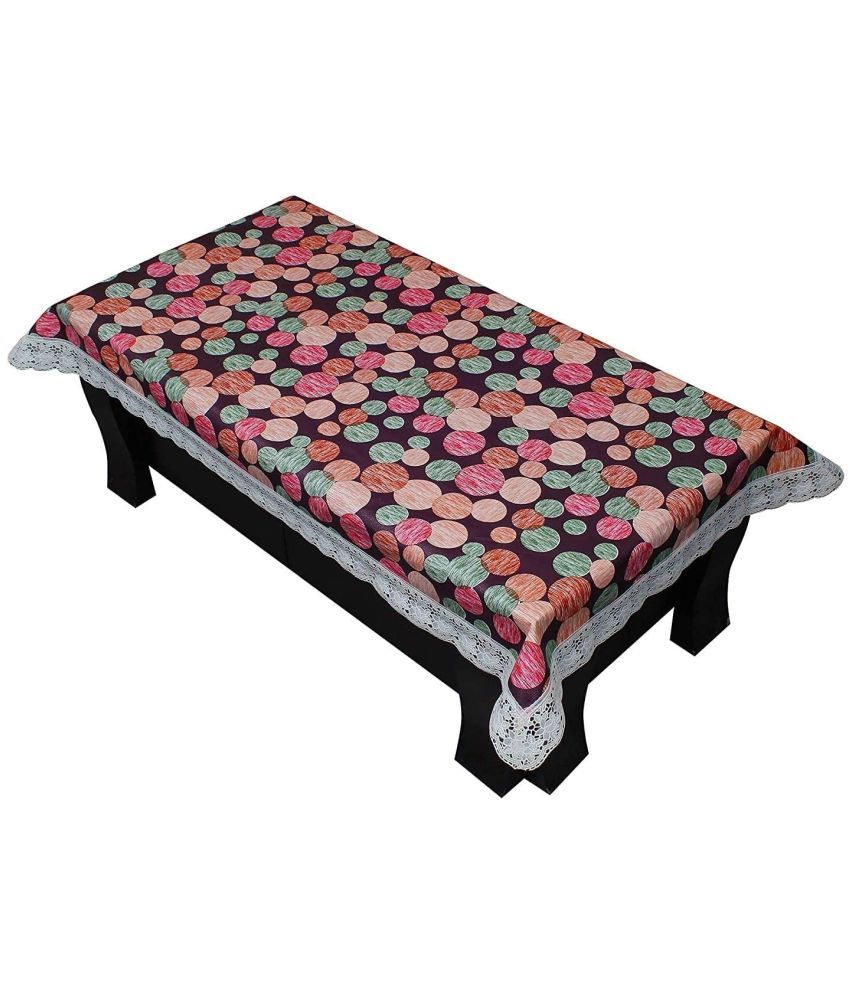     			CreadCraft Printed PVC 4 Seater Rectangle Table Cover ( 150 x 105 ) cm Pack of 1 Multi