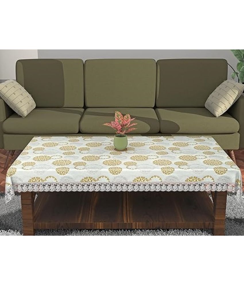     			CreadCraft Printed PVC 4 Seater Rectangle Table Cover ( 150 x 105 ) cm Pack of 1 Multi