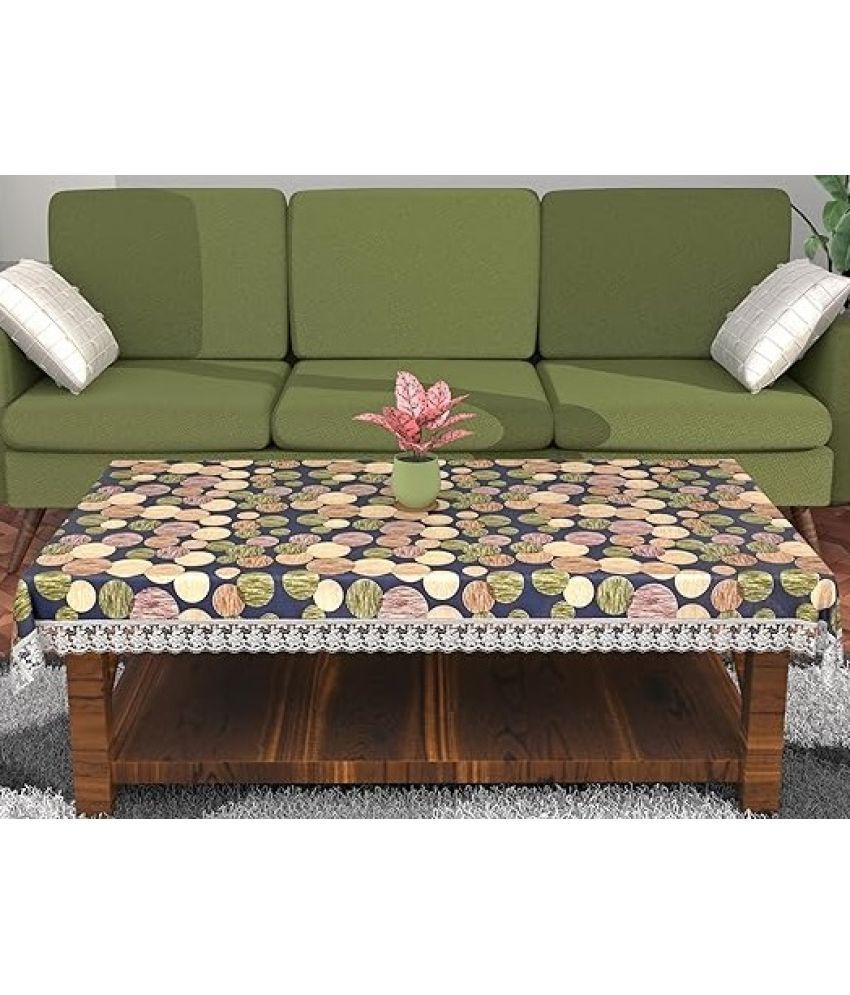     			CreadCraft Printed PVC 4 Seater Rectangle Table Cover ( 150 x 105 ) cm Pack of 1 Multi