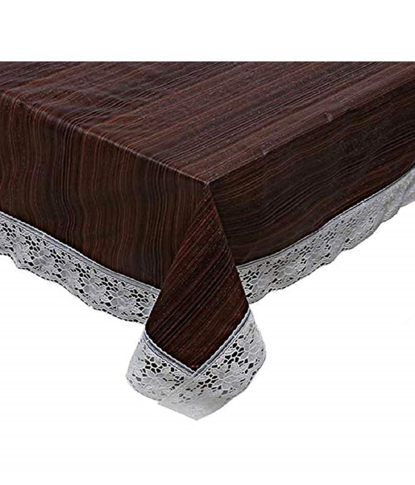     			CreadCraft Printed PVC 4 Seater Rectangle Table Cover ( 150 x 105 ) cm Pack of 1 Multi