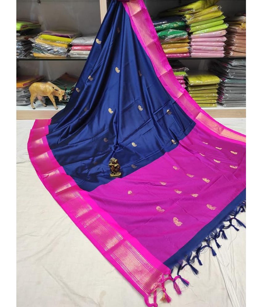     			FAB SILK Cotton Silk Woven Saree With Blouse Piece ( Multicolor3 , Pack of 1 )