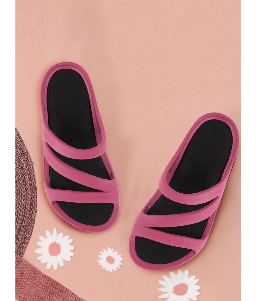     			Gokik Purple Women's Slide Flip Flop