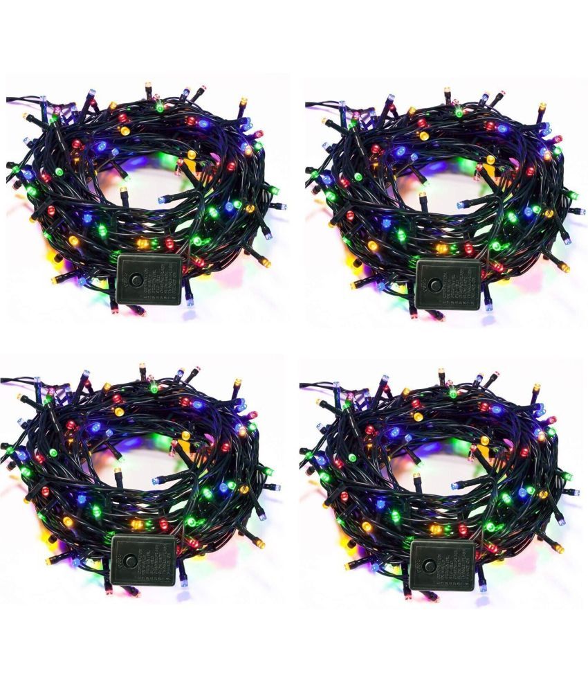     			HOME DELIGHT Multicolor 7.5M String Light ( Pack of 4 )