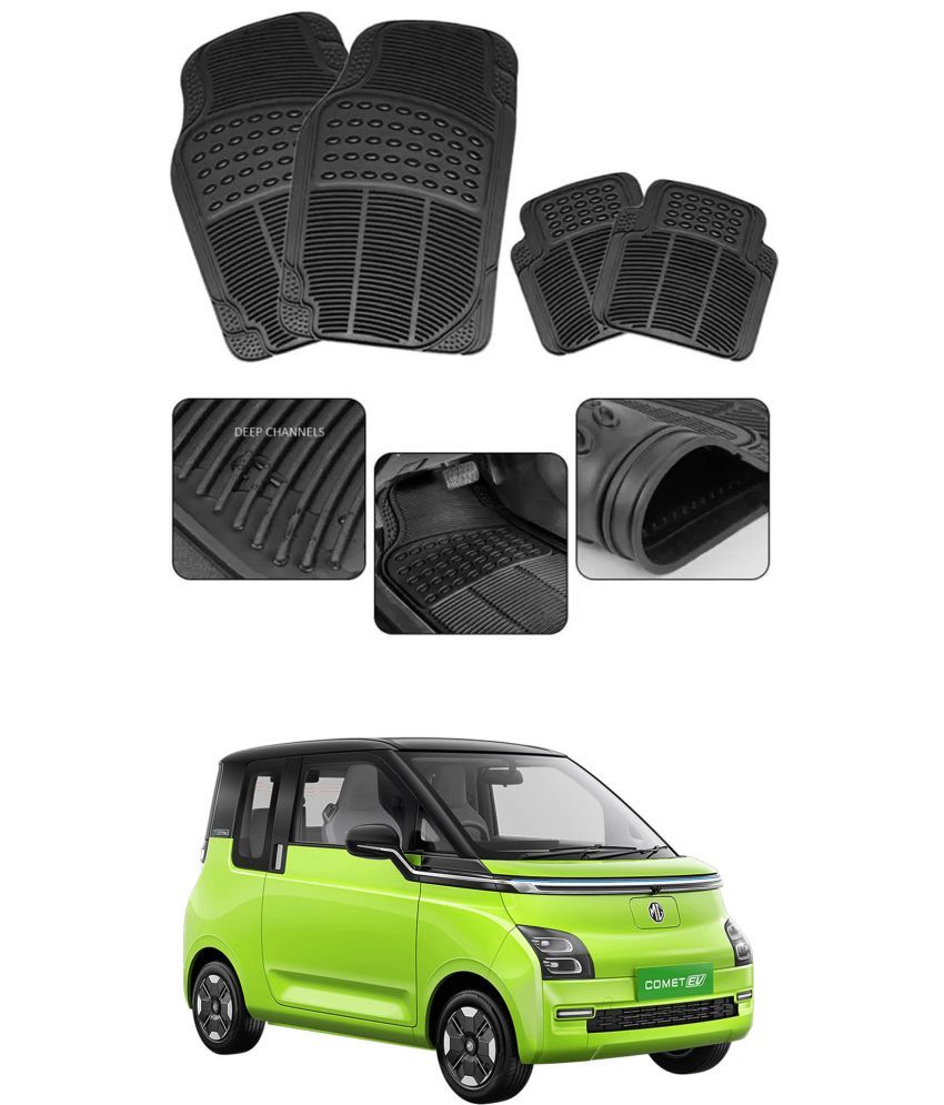     			RONISH Car Rubber Mat (Set Of 4) Foot Mat For Honda Comet