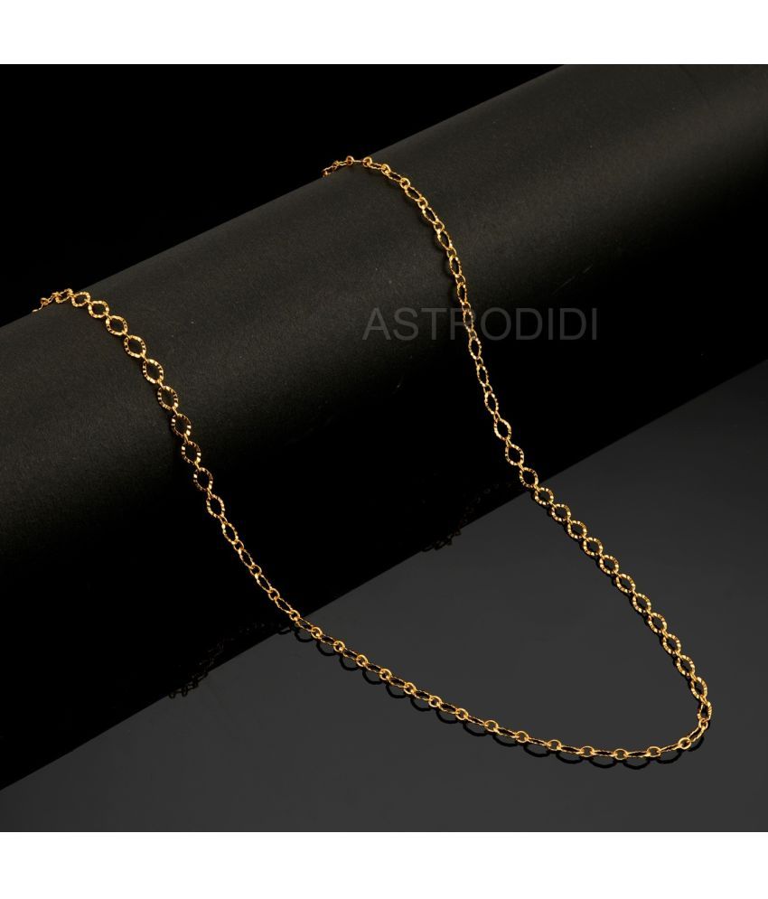     			Astrodidi Gold Plated Chain ( Set of 1 )