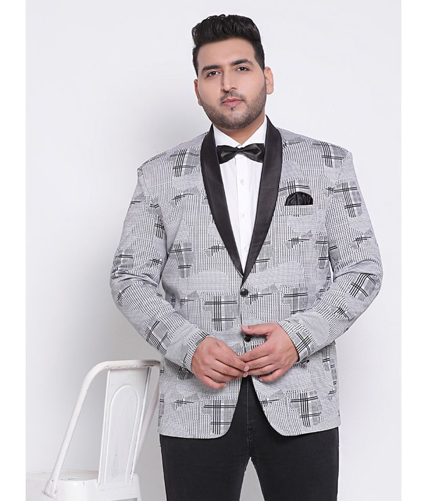     			Hangup Spandex Men's Blazer - Grey ( Pack of 1 )