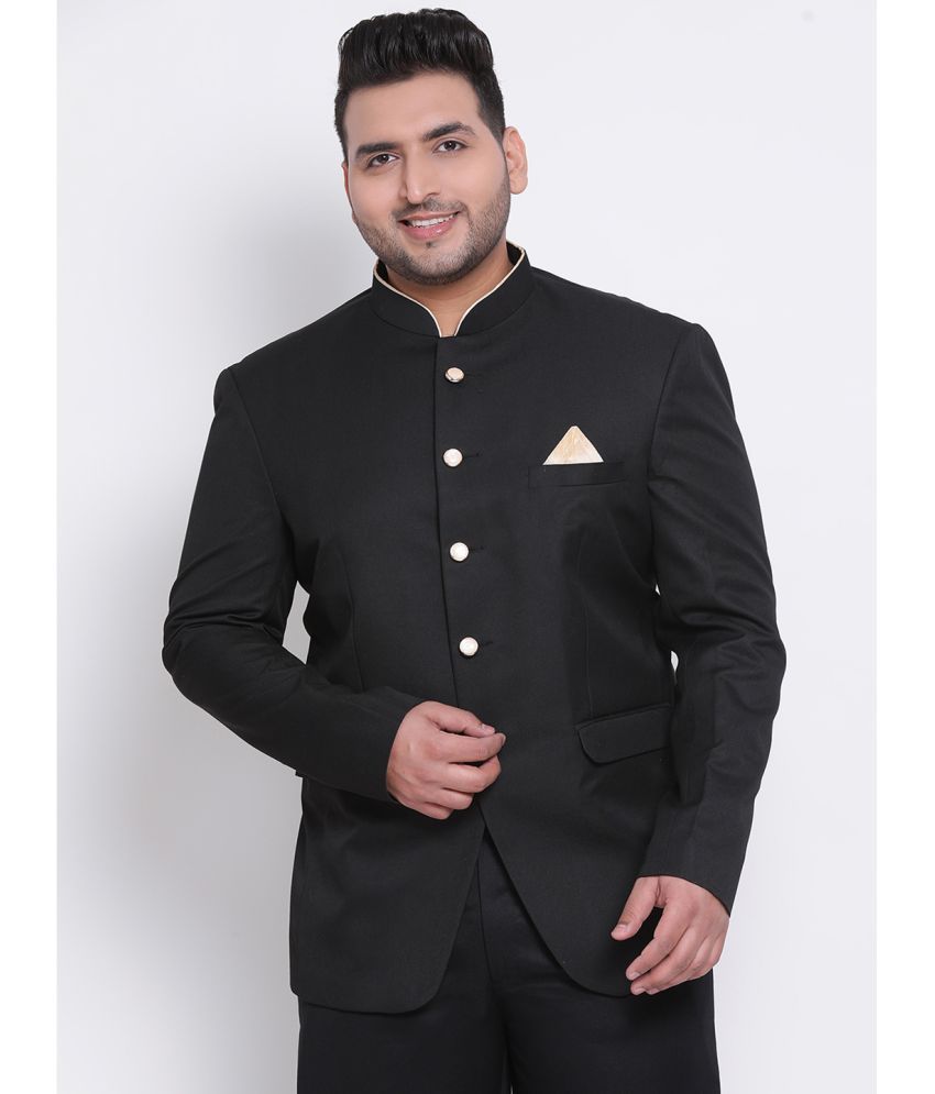     			Hangup Viscose Men's Blazer - Black ( Pack of 1 )