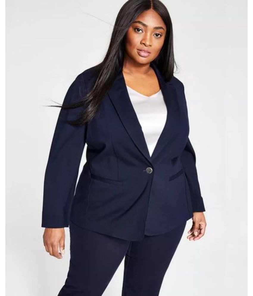     			MAYKR - Cotton Blend Blue Blazers Pack of 1