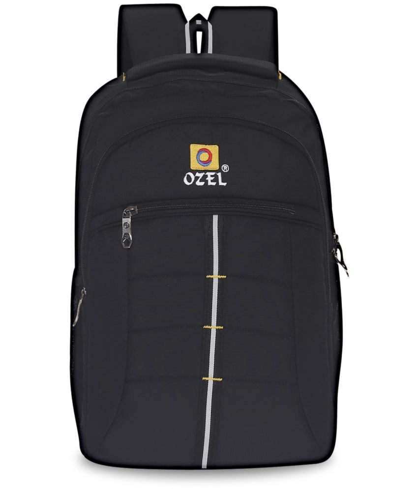     			Ozel Bag 40 Ltrs Canvas Backpack *For Boys & Girls ( Black )