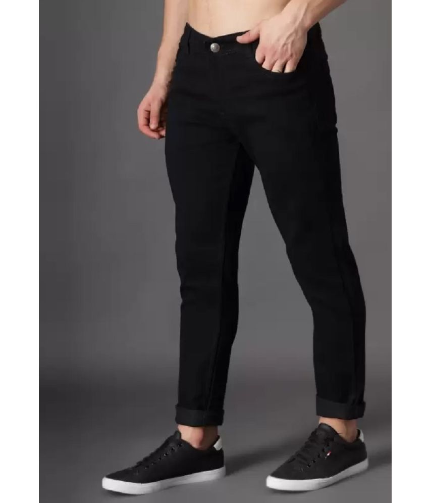     			POKHINDA Skinny Fit Basic Men's Jeans - Black ( Pack of 1 )