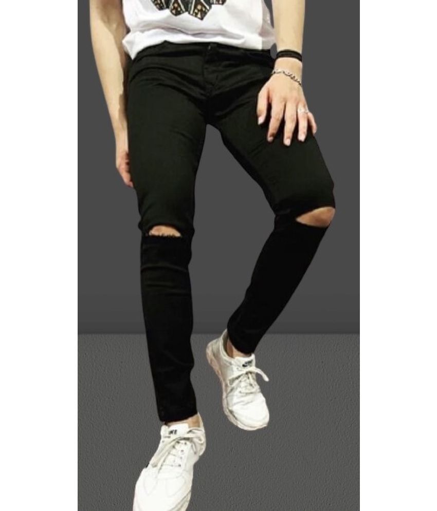     			POKHINDA Skinny Fit Basic Men's Jeans - Black ( Pack of 1 )