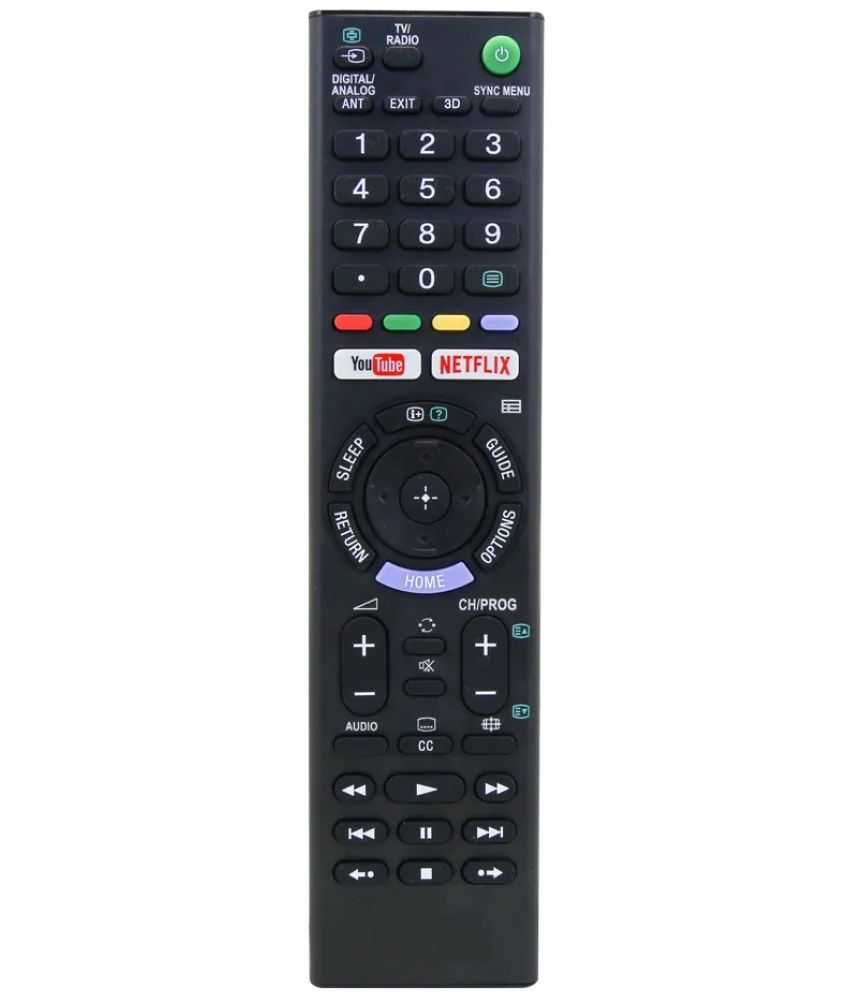     			CRYSTONICS RM L1370 TV Remote Compatible with Sony Bravia Full HD Smart LED TV