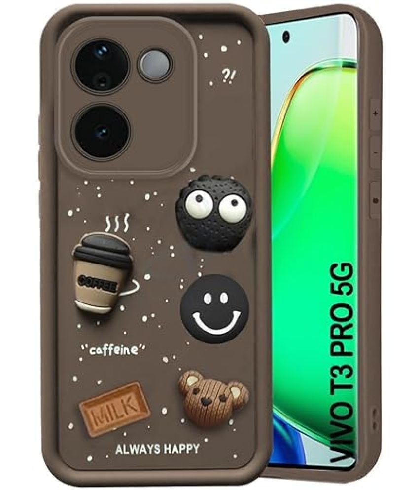     			Doyen Creations Plain Cases Compatible For Rubber Vivo T3 Pro ( )