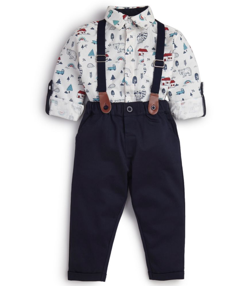     			Juscubs Pack of 2 Baby Boys Cotton Dungaree Sets ( Multicolor 1 )