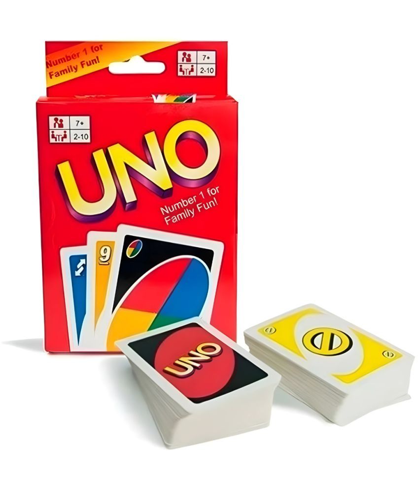     			SARVASHVA TRENDS Plastic Uno Card Game, Indoor Games Card, Fast Uno Card, UNO Card, Family Fun Games, Family Uno Card Game, Kids Uno Card, Kids Uno Card Game, uno card game, plastic uno cards, Uno Playing Card Game For 7 Yrs And Above For Adult (108 Cards)