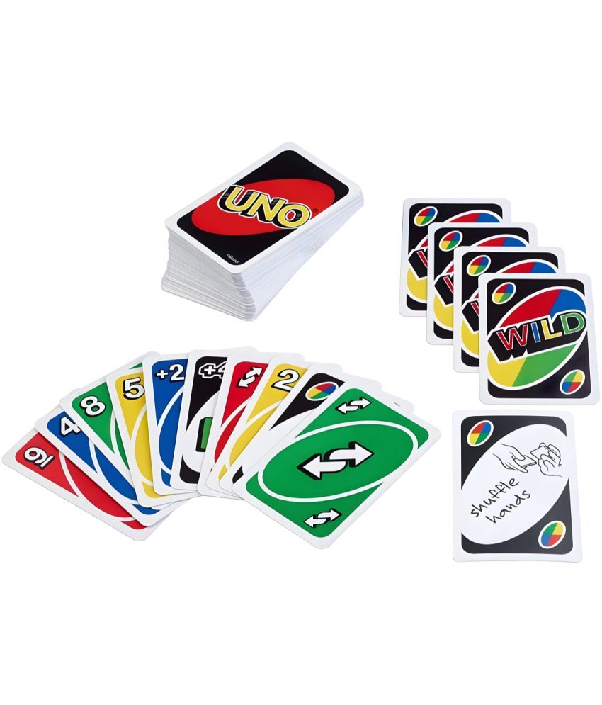     			SARVASHVA TRENDS Plastic Uno Card Game, Indoor Games Card, Fast Uno Card, UNO Card, Family Fun Games, Family Uno Card Game, Kids Uno Card, Kids Uno Card Game, uno card game, plastic uno cards, Uno Playing Card Game For 7 Yrs And Above For Adult (108 Cards)