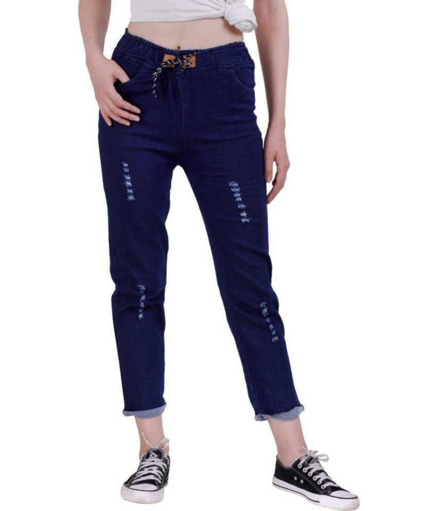     			Kashian - Dark Blue Denim Regular Fit Women's Jeans ( Pack of 1 )