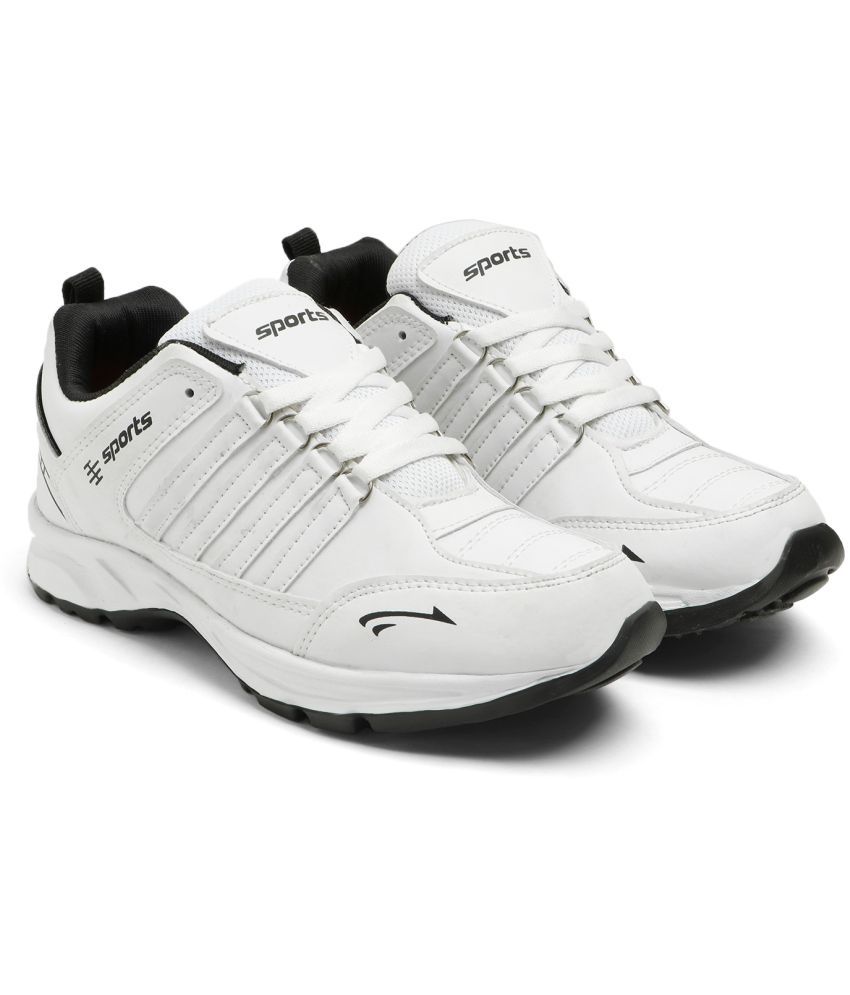     			Begone Sports Shoe White Men's Sports Running Shoes