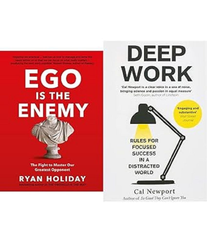     			Ego is the Enemy  & Deep Work By Ryan Holiday & Cal Newport