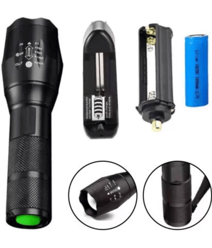     			VXT - Above 50W Rechargeable Flashlight Torch ( Pack of 1 )