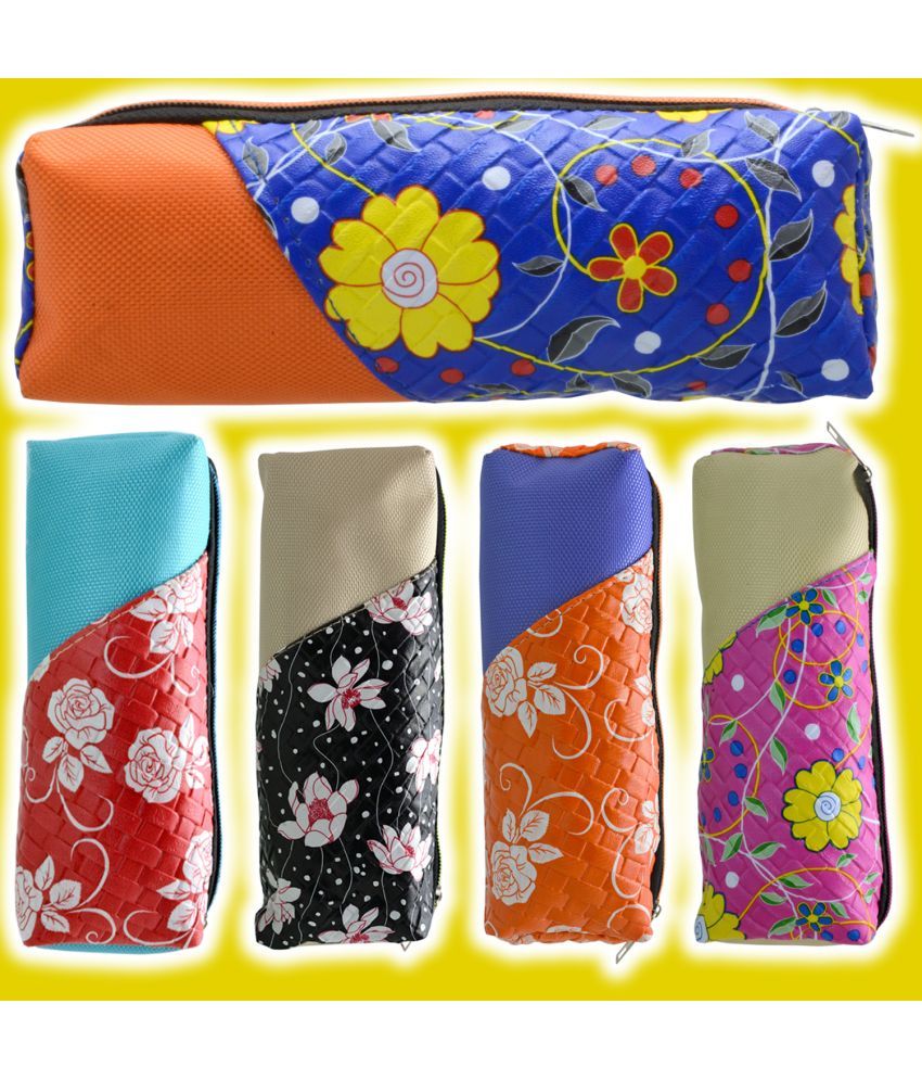     			5 Pieces Pencil Box Pouch Cases