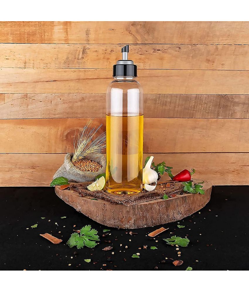     			Magnique Plastic Oil Dispenser 1 Litre Cooking Oil Dispenser Bottle Oil Container,Transparent