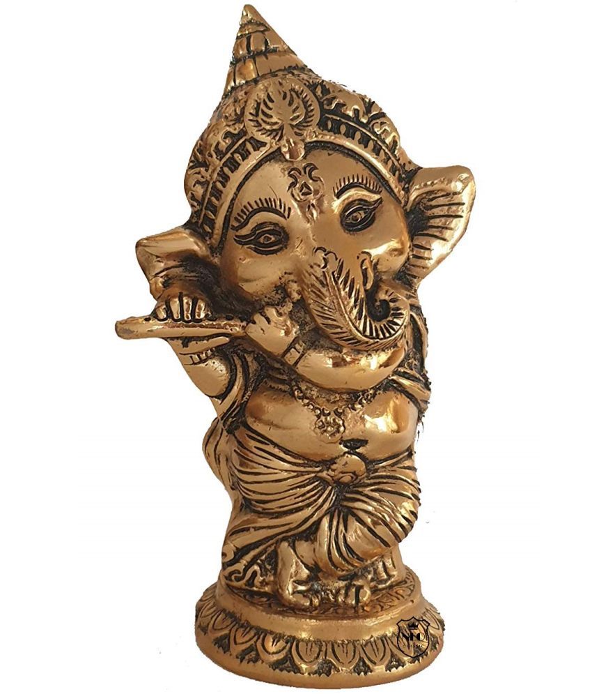     			Neo Classic Aluminium Lord Ganesha Idol ( 15 cm )