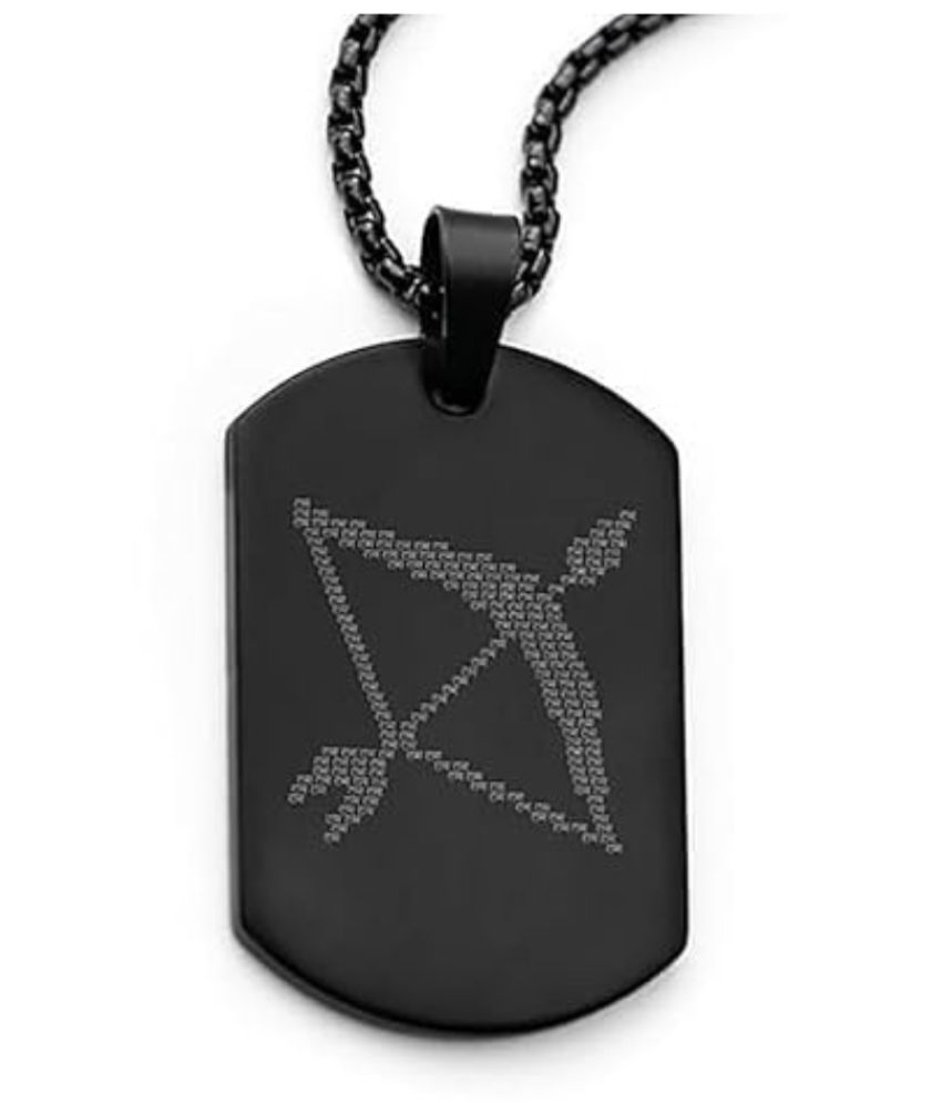     			Next Tech Step Black Metal Necklace ( Pack of 1 )