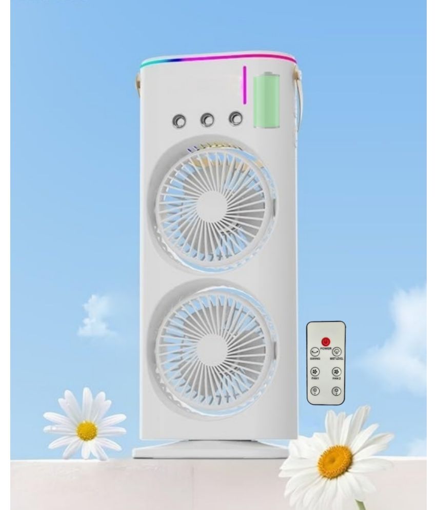     			Purvish 230 Rechargeable Air Fan Wall Fan White