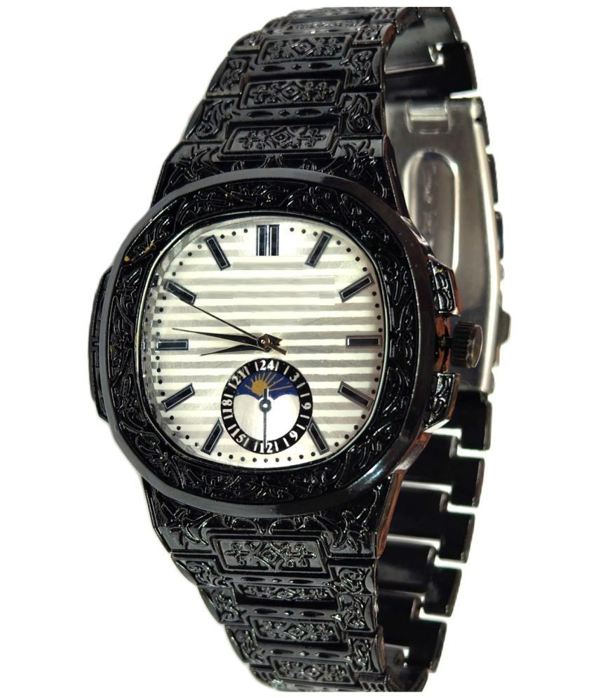     			Renaissance Traders Black Metal Analog Men's Watch